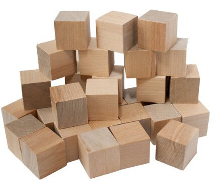 blocks & squares wooden