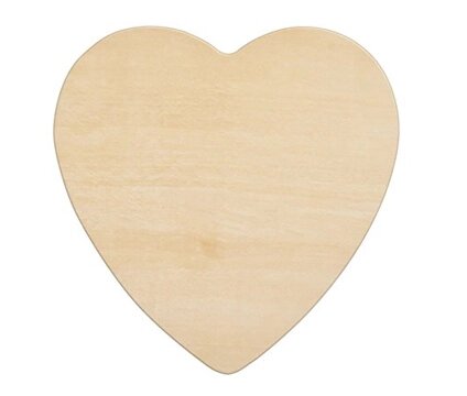 hearts wooden
